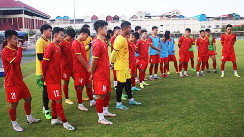 Đội nhì bảng B sẽ không được xem xét vào bán kết giải U23 Đông Nam Á